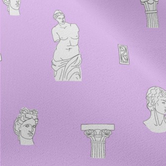Greek Sculptures And Columns Chiffon
