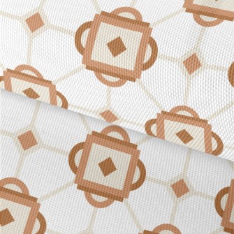 Geometric Retro Mosaic Waterproof Oxford