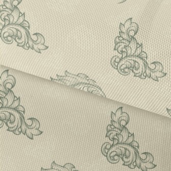 Baroque Botanical Geometric Pa Waterproof Oxford