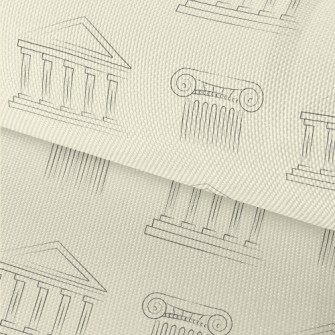 Greek Architecture With Simple Waterproof Oxford