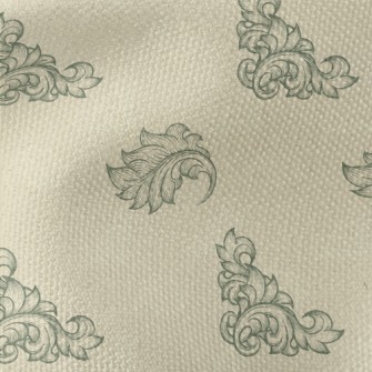 Baroque Botanical Geometric Pa Waterproof Canvas