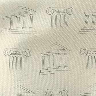 Greek Architecture With Simple Waterproof Canvas
