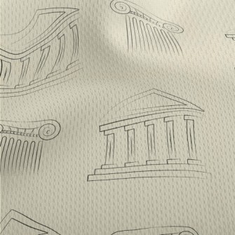 Greek Architecture With Simple Athletic Mesh Flat Back