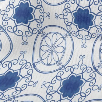 Blue Beautiful Tile Texture Terry