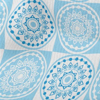 Light Blue Mandala Terry