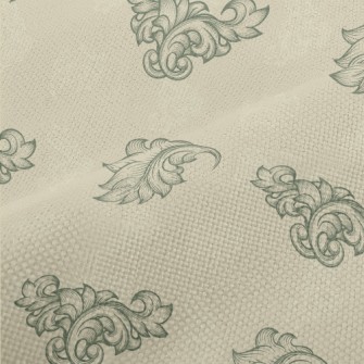 Baroque Botanical Geometric Pa Performance Linen