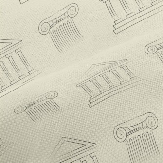 Greek Architecture With Simple Performance Linen