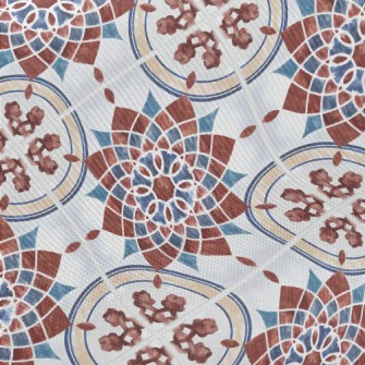 Colorful Flower Clusters Twill