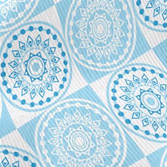 Light Blue Mandala Standard Corduroy