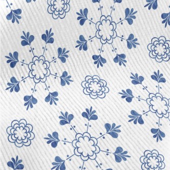 Blue Textured Tiles Standard Corduroy