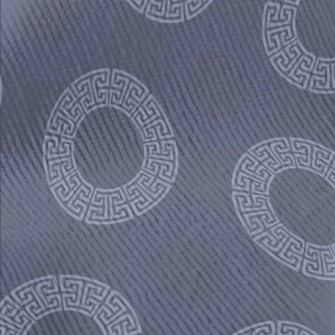 Greek Abstract Circular Geomet Standard Corduroy