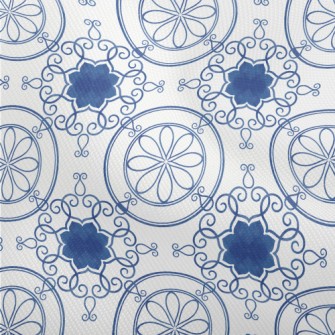 Blue Beautiful Tile Texture Dobby