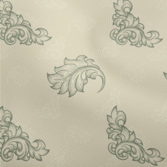 Baroque Botanical Geometric Pa Dobby