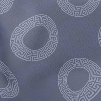 Greek Abstract Circular Geomet Stretch Ponte