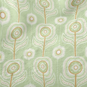 Abstract Floral Geometric Figu Minky