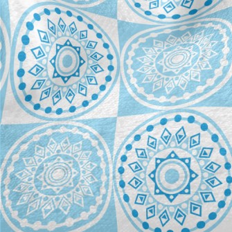 Light Blue Mandala Minky