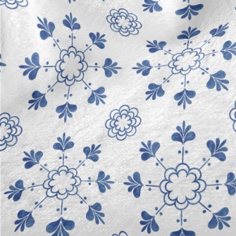 Blue Textured Tiles Minky