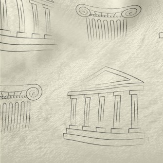 Greek Architecture With Simple Minky