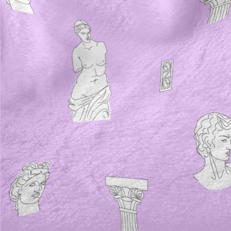 Greek Sculptures And Columns Minky