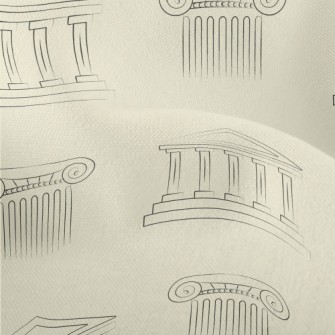 Greek Architecture With Simple Lightweight Performance Linen