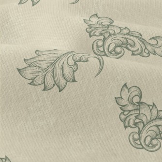 Baroque Botanical Geometric Pa Modern Jersey