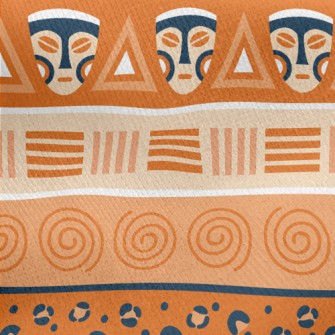 Striped Pattern Symbolizing Af Jersey Backed Fleece