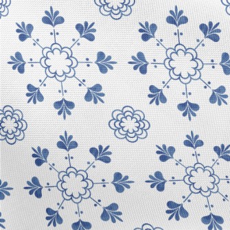Blue Textured Tiles Pongee