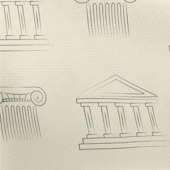 Greek Architecture With Simple Pongee