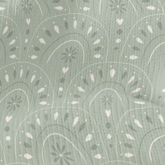Modern Bohemian Arch Pattern Stretch Jersey