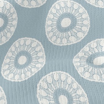 Retro Blue Complex Circle Stretch Jersey