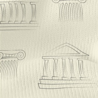 Greek Architecture With Simple Stretch Jersey
