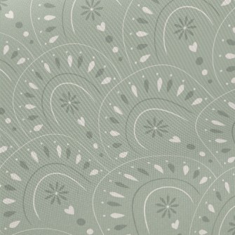 Modern Bohemian Arch Pattern Midweight Cotton Poplin