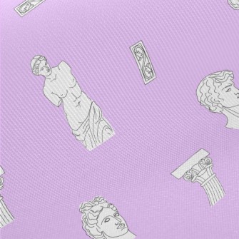 Greek Sculptures And Columns Midweight Cotton Poplin