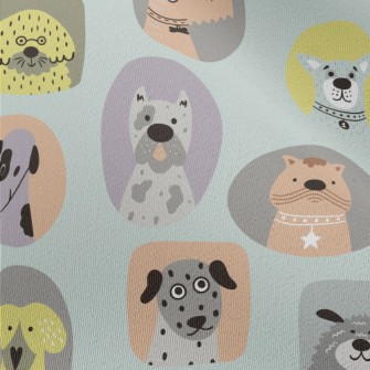 Portraits Of Different Dog Bre Chiffon