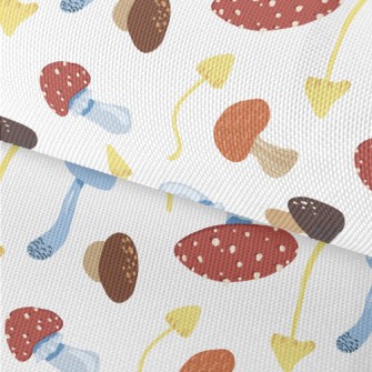 Exquisite Colorful Mushrooms Waterproof Oxford