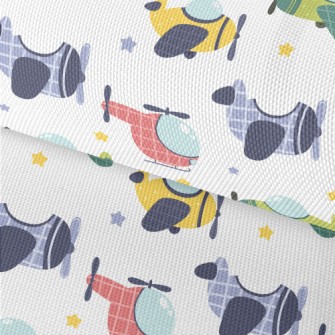 Color Helicopter Plane Waterproof Oxford