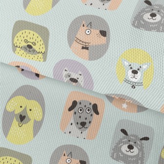 Portraits Of Different Dog Bre Waterproof Oxford