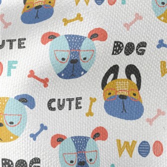 Colorful Creative Cute Dog Waterproof Canvas
