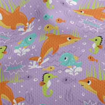 Children's European And Am Athletic Mesh Flat Back