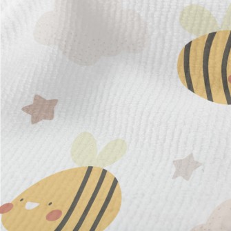 Cute Bees Flying In The Sky Terry