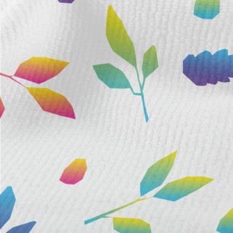 Colorful Gradient Leaves Terry