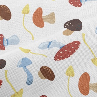 Exquisite Colorful Mushrooms Performance Linen