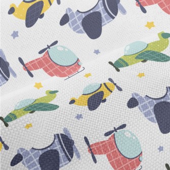 Color Helicopter Plane Performance Linen