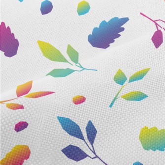Colorful Gradient Leaves Performance Linen