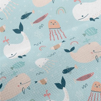 Colorful Children's Ocean  Performance Linen
