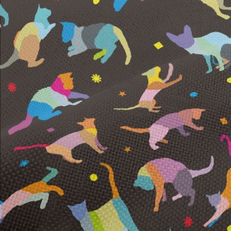 Color Block Cat Performance Linen