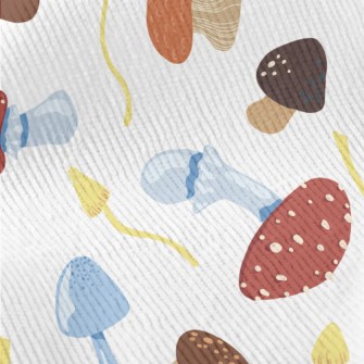Exquisite Colorful Mushrooms Standard Corduroy