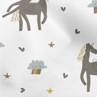 Bohemian Style Unicorn Micro Fleece