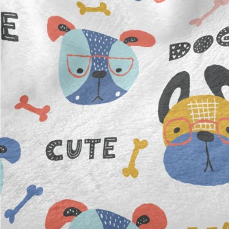 Colorful Creative Cute Dog Minky