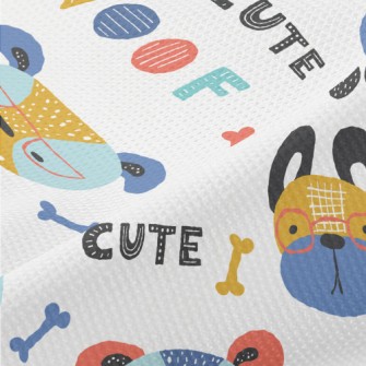 Colorful Creative Cute Dog Piqué